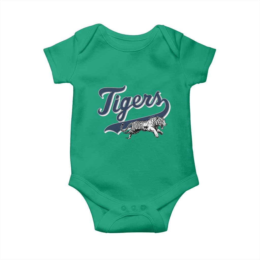 Funny Tiger Lover Sports Name Baseball Baby Onesie - Wonder Print Shop