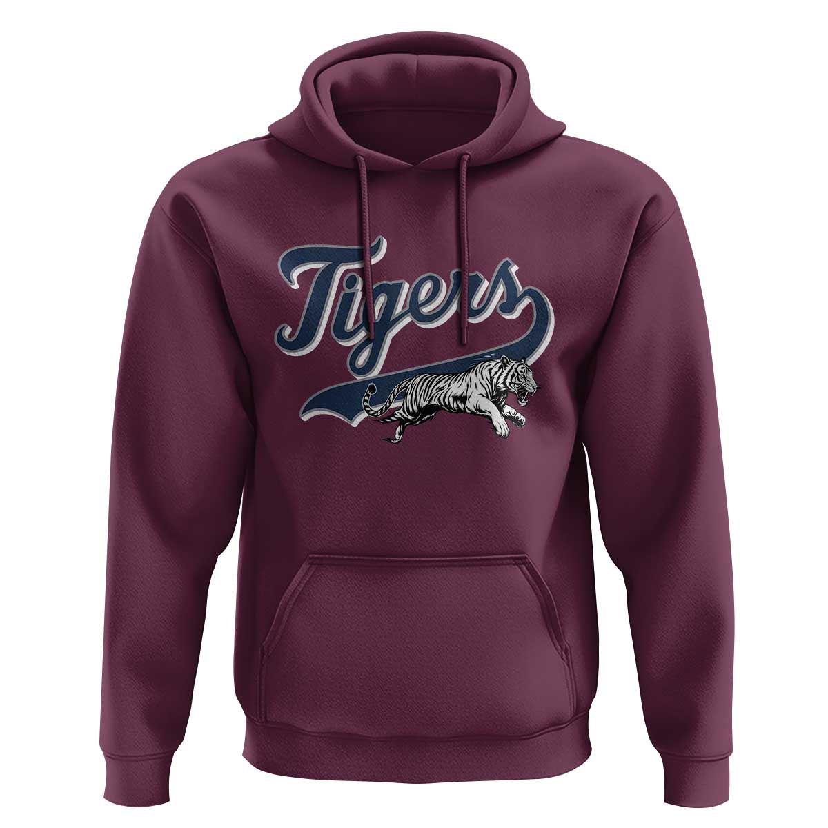 Funny Tiger Lover Sports Name Baseball Hoodie - Wonder Print Shop