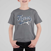 Funny Tiger Lover Sports Name Baseball T Shirt For Kid - Wonder Print Shop
