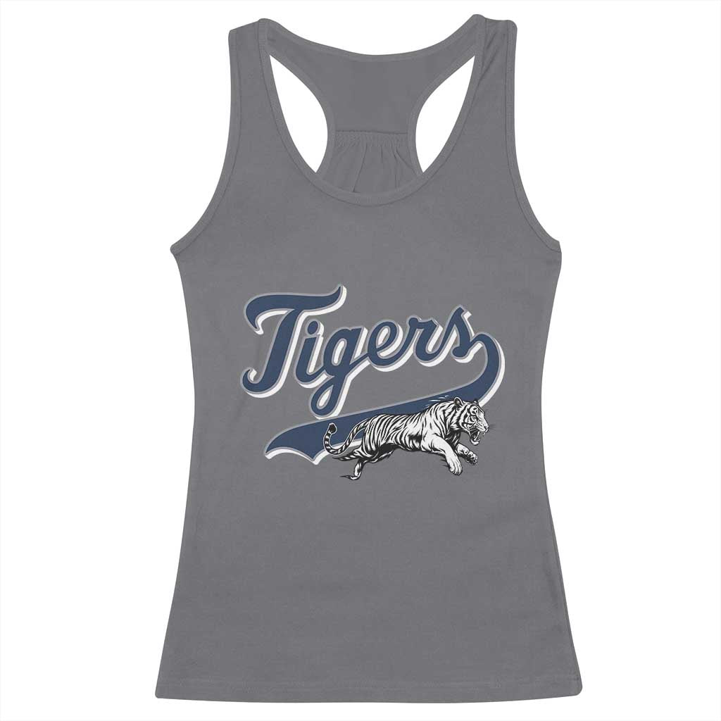 Funny Tiger Lover Sports Name Baseball Racerback Tank Top - Wonder Print Shop