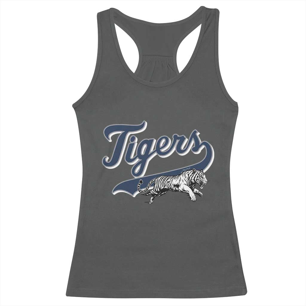 Funny Tiger Lover Sports Name Baseball Racerback Tank Top - Wonder Print Shop