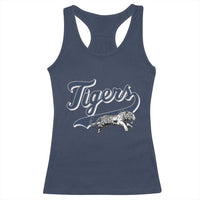 Funny Tiger Lover Sports Name Baseball Racerback Tank Top - Wonder Print Shop