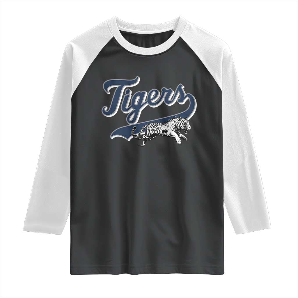 Funny Tiger Lover Sports Name Baseball Raglan Shirt - Wonder Print Shop