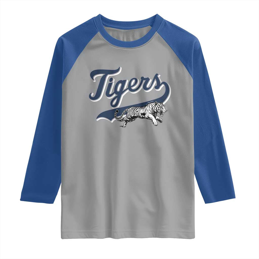 Funny Tiger Lover Sports Name Baseball Raglan Shirt - Wonder Print Shop
