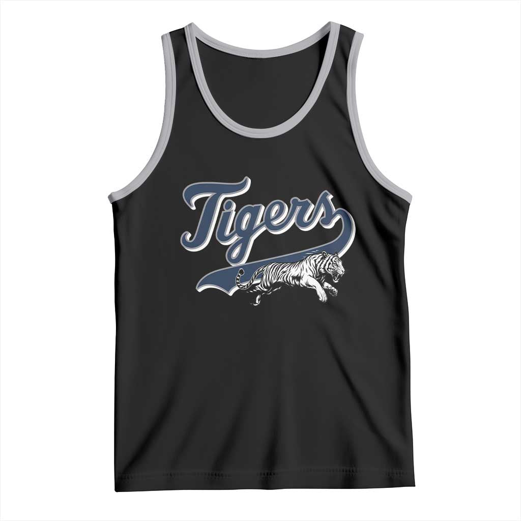 Funny Tiger Lover Sports Name Baseball Tank Top - Wonder Print Shop