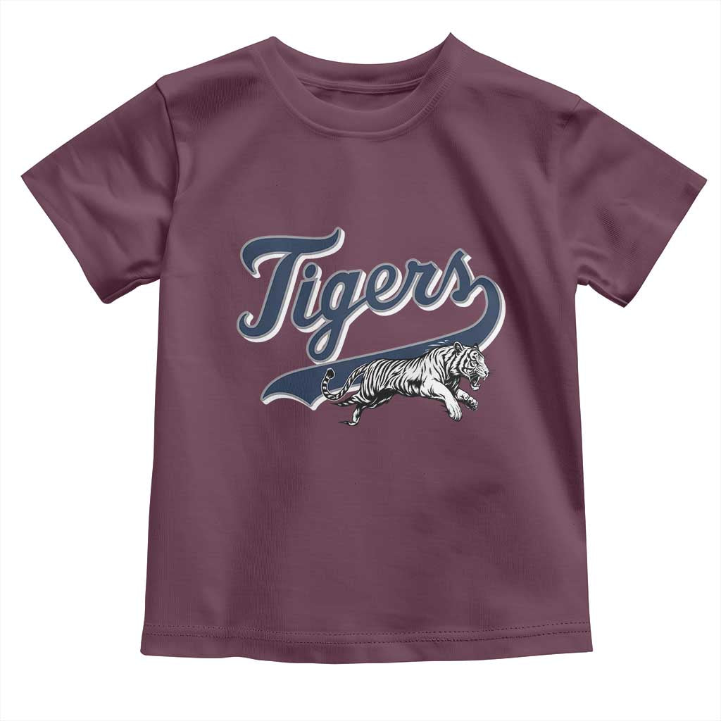 Funny Tiger Lover Sports Name Baseball Toddler T Shirt - Wonder Print Shop