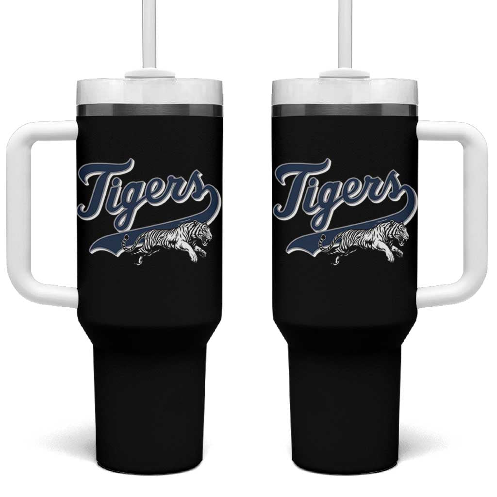 Funny Tiger Lover Sports Name Baseball Tumbler With Handle - Wonder Print Shop