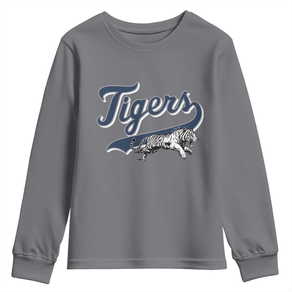 Funny Tiger Lover Sports Name Baseball Youth Sweatshirt - Wonder Print Shop