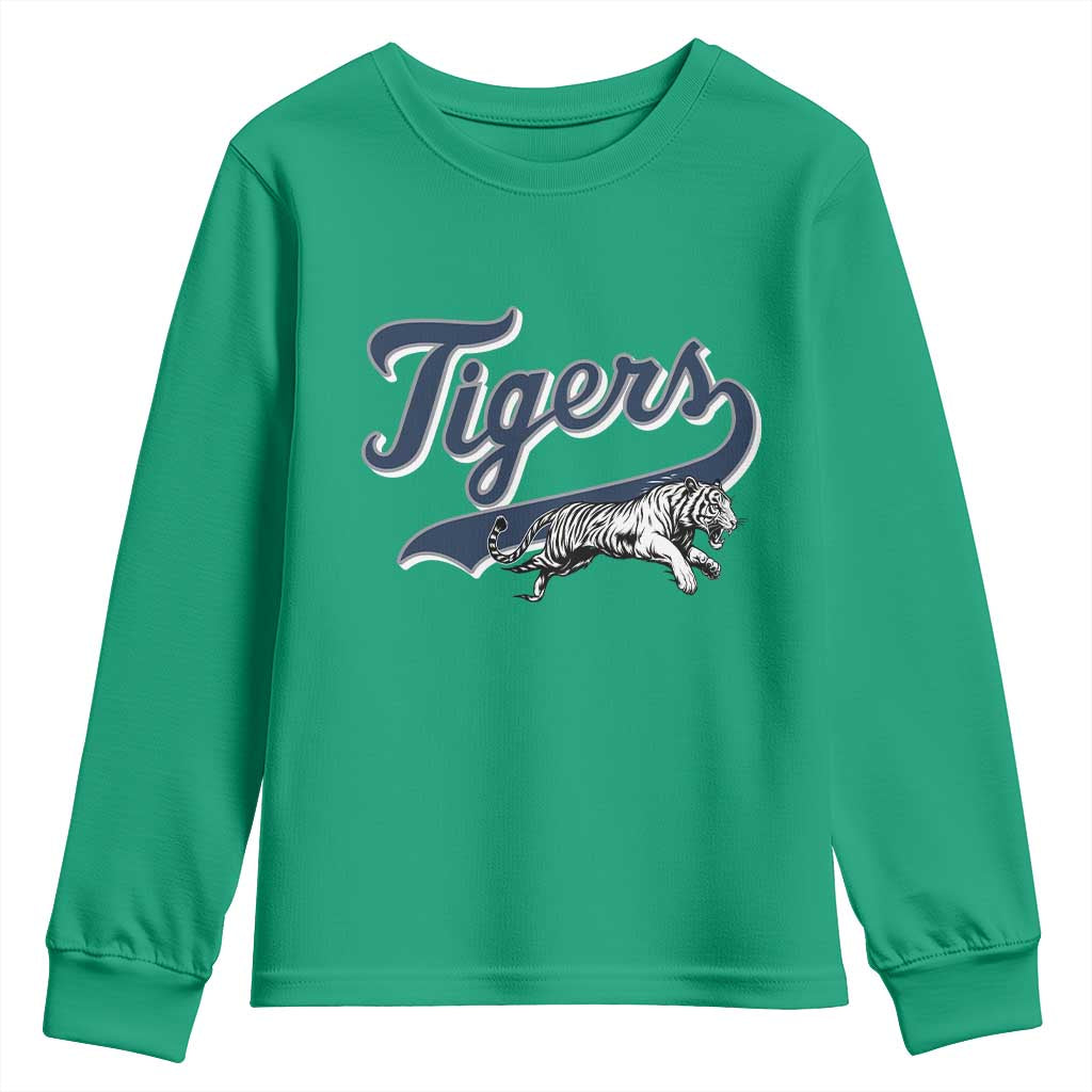 Funny Tiger Lover Sports Name Baseball Youth Sweatshirt - Wonder Print Shop