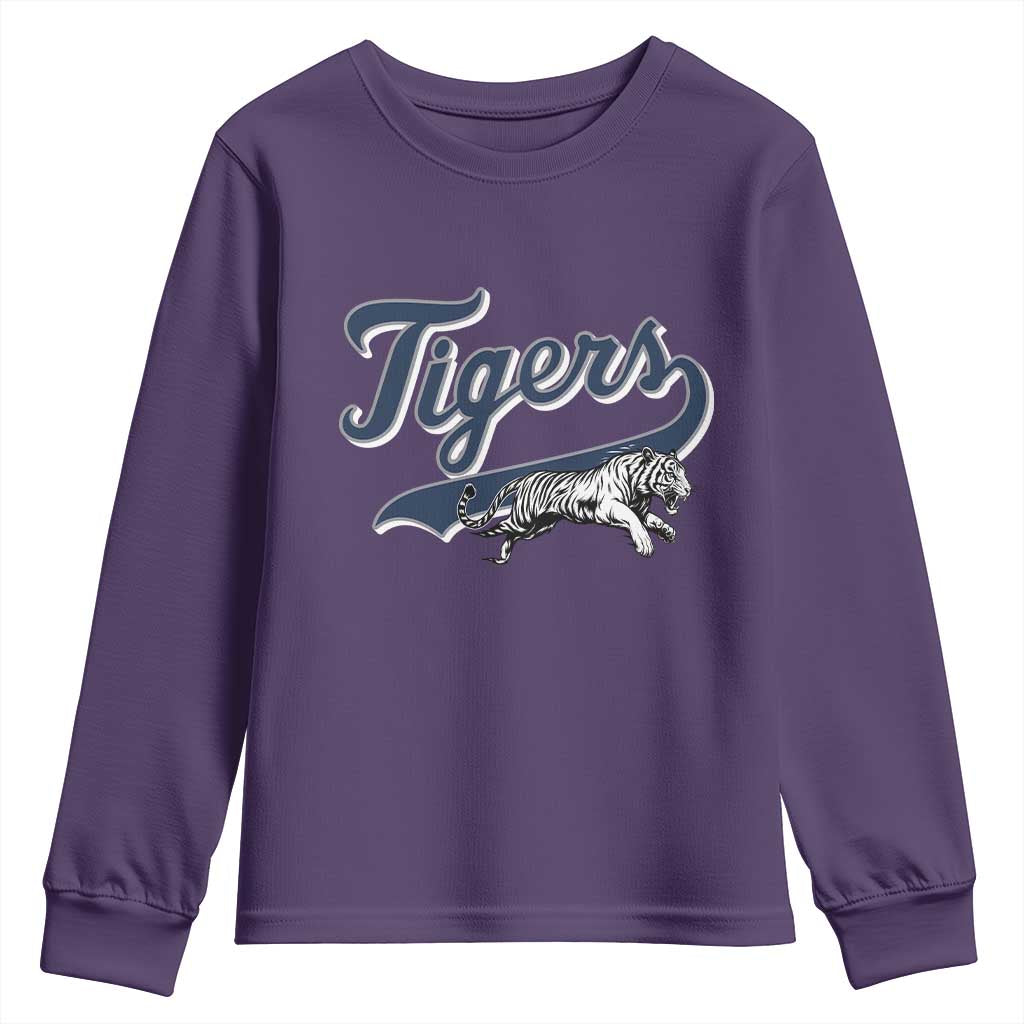 Funny Tiger Lover Sports Name Baseball Youth Sweatshirt - Wonder Print Shop