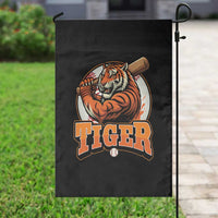Funny Tiger Lover Baseball Animal Sport Garden Flag Inspirational Athletic - Wonder Print Shop