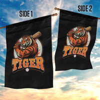 Funny Tiger Lover Baseball Animal Sport Garden Flag Inspirational Athletic - Wonder Print Shop