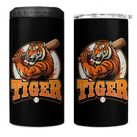 Funny Tiger Lover Baseball Animal Sport 4 in 1 Can Cooler Tumbler Inspirational Athletic - Wonder Print Shop