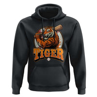 Funny Tiger Lover Baseball Animal Sport Hoodie Inspirational Athletic - Wonder Print Shop