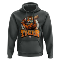 Funny Tiger Lover Baseball Animal Sport Hoodie Inspirational Athletic - Wonder Print Shop