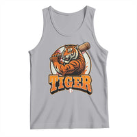 Funny Tiger Lover Baseball Animal Sport Tank Top Inspirational Athletic - Wonder Print Shop