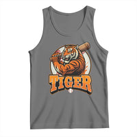 Funny Tiger Lover Baseball Animal Sport Tank Top Inspirational Athletic - Wonder Print Shop
