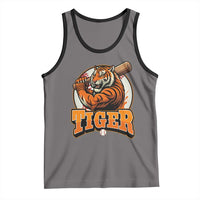 Funny Tiger Lover Baseball Animal Sport Tank Top Inspirational Athletic - Wonder Print Shop
