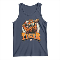 Funny Tiger Lover Baseball Animal Sport Tank Top Inspirational Athletic - Wonder Print Shop