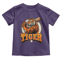 Funny Tiger Lover Baseball Animal Sport Toddler T Shirt Inspirational Athletic - Wonder Print Shop