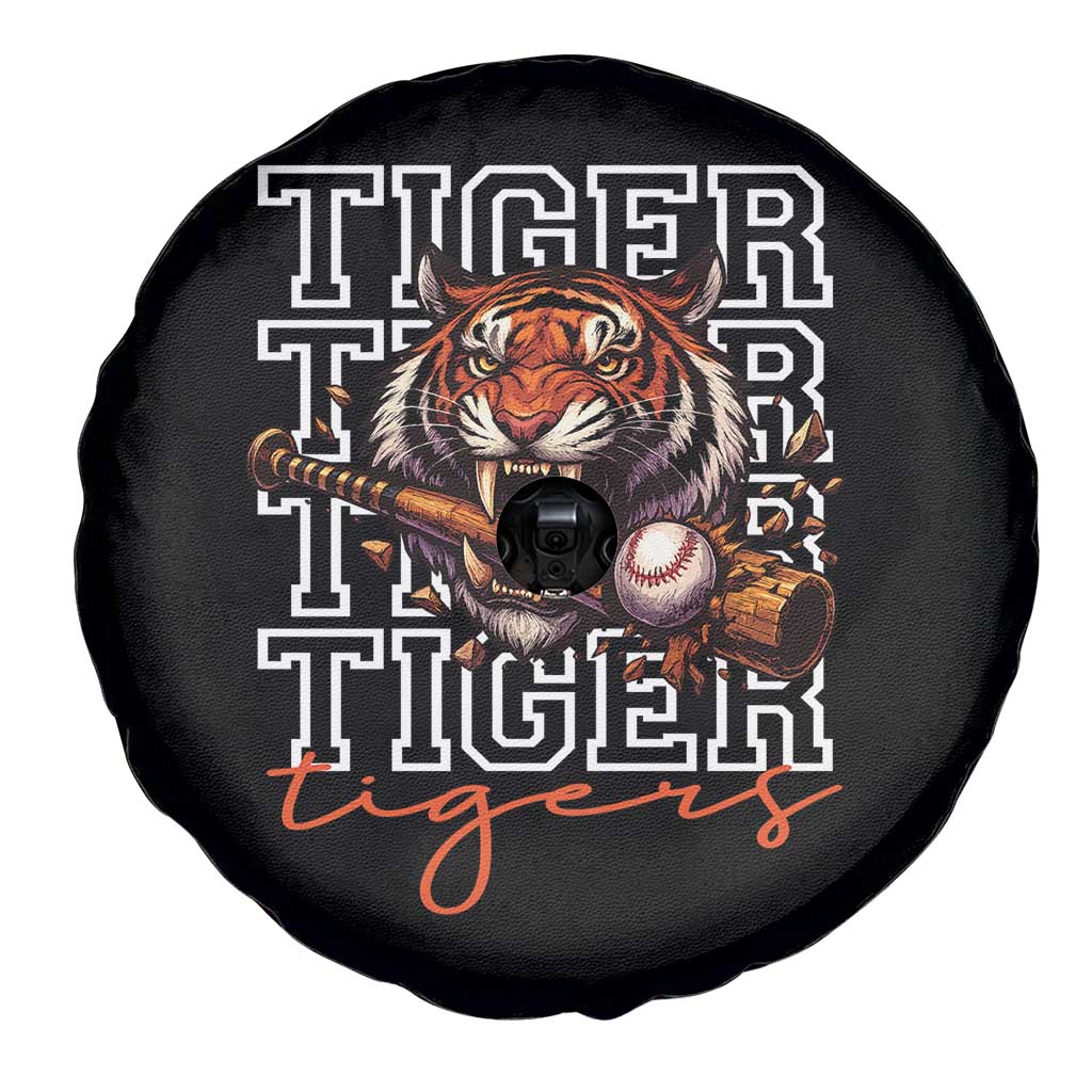 Funny Tiger Lover Baseball Animal Sports Spare Tire Cover Inspirational Athletic - Wonder Print Shop