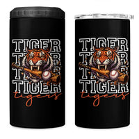 Funny Tiger Lover Baseball Animal Sports 4 in 1 Can Cooler Tumbler Inspirational Athletic - Wonder Print Shop