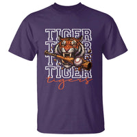 Funny Tiger Lover Baseball Animal Sports T Shirt Inspirational Athletic - Wonder Print Shop