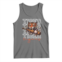 Funny Tiger Lover Baseball Animal Sports Tank Top Inspirational Athletic - Wonder Print Shop
