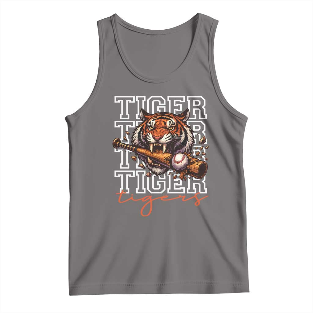 Funny Tiger Lover Baseball Animal Sports Tank Top Inspirational Athletic - Wonder Print Shop