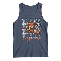 Funny Tiger Lover Baseball Animal Sports Tank Top Inspirational Athletic - Wonder Print Shop