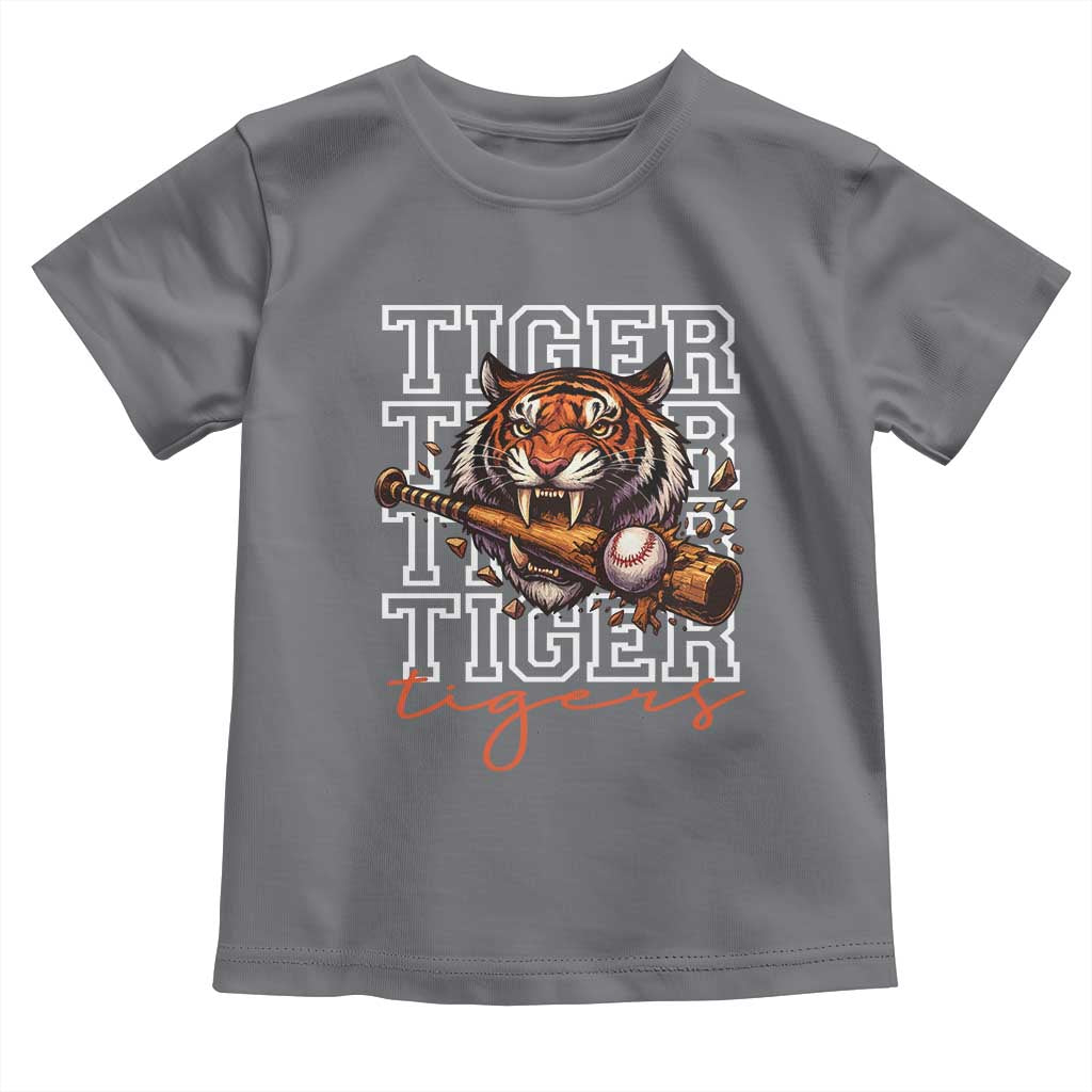 Funny Tiger Lover Baseball Animal Sports Toddler T Shirt Inspirational Athletic - Wonder Print Shop