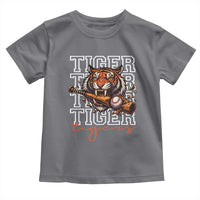 Funny Tiger Lover Baseball Animal Sports Toddler T Shirt Inspirational Athletic - Wonder Print Shop