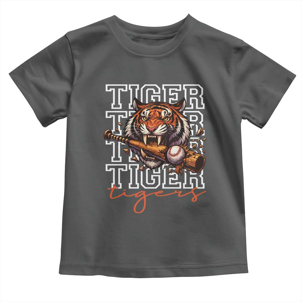 Funny Tiger Lover Baseball Animal Sports Toddler T Shirt Inspirational Athletic - Wonder Print Shop