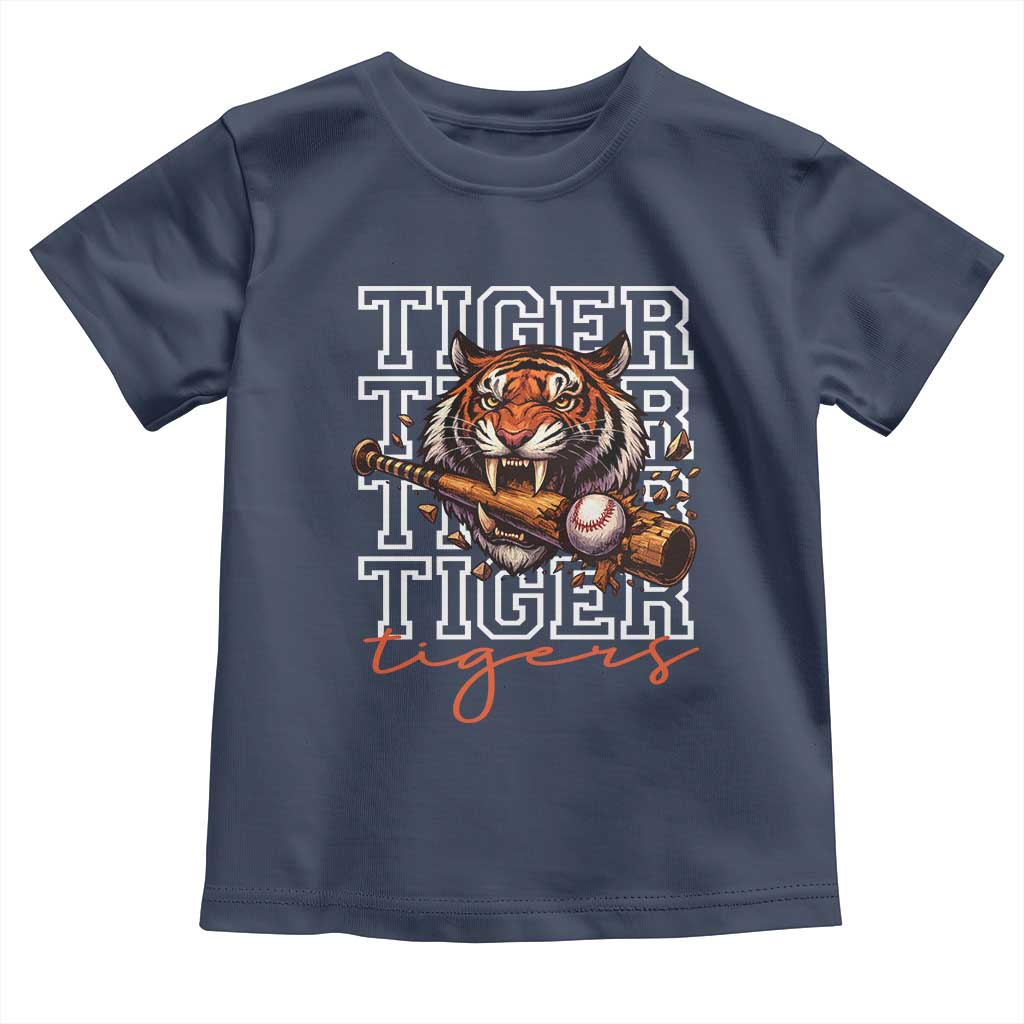 Funny Tiger Lover Baseball Animal Sports Toddler T Shirt Inspirational Athletic - Wonder Print Shop