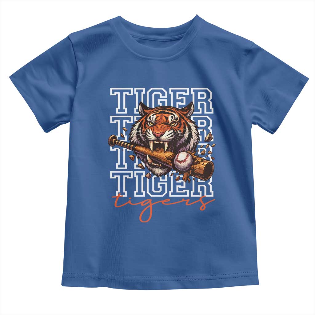 Funny Tiger Lover Baseball Animal Sports Toddler T Shirt Inspirational Athletic - Wonder Print Shop