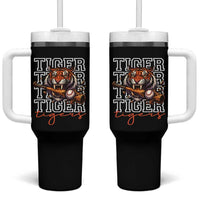 Funny Tiger Lover Baseball Animal Sports Tumbler With Handle Inspirational Athletic - Wonder Print Shop