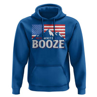 Funny Red White And Booze Hoodie 4th Of July Beer American Flag - Wonder Print Shop