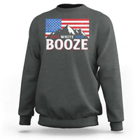 Funny Red White And Booze Sweatshirt 4th Of July Beer American Flag - Wonder Print Shop