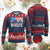 Funny Red White And Booze Knitted Sweatshirt 4th Of July Beer American Flag - Wonder Print Shop
