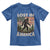 Funny 4th Of July Bigfoot Lost In America Toddler T Shirt Patriotic Sasquatch US Flag Fireworks - Wonder Print Shop
