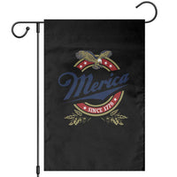 Funny Merica Since 1776 Garden Flag 4th of July Beer Lover Eagle - Wonder Print Shop
