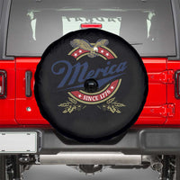 Funny Merica Since 1776 Spare Tire Cover 4th of July Beer Lover Eagle - Wonder Print Shop
