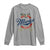 Funny Merica Since 1776 Long Sleeve Shirt 4th of July Beer Lover Eagle - Wonder Print Shop