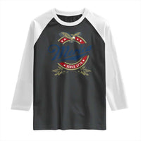 Funny Merica Since 1776 Raglan Shirt 4th of July Beer Lover Eagle - Wonder Print Shop
