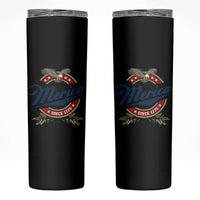 Funny Merica Since 1776 Skinny Tumbler 4th of July Beer Lover Eagle - Wonder Print Shop
