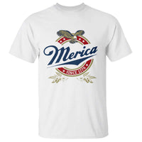 Funny Merica Since 1776 T Shirt 4th of July Beer Lover Eagle - Wonder Print Shop