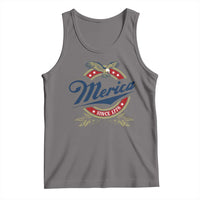 Funny Merica Since 1776 Tank Top 4th of July Beer Lover Eagle - Wonder Print Shop