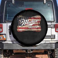 Funny Merica Since 1776 Spare Tire Cover 4th of July Beer Lover American Flag - Wonder Print Shop