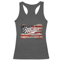 Funny Merica Since 1776 Racerback Tank Top 4th of July Beer Lover American Flag - Wonder Print Shop