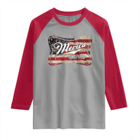 Funny Merica Since 1776 Raglan Shirt 4th of July Beer Lover American Flag - Wonder Print Shop